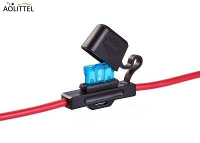kwaliteit  Custom Made Automotive In-Line Splash-waterproof Auto Fuse Holder 9012 For ATS ATO Fuse 1A~30A fabriek