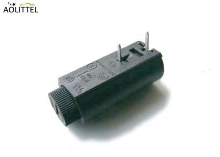 Shocksafe Cilindrische Verticaal 5x20mm PCB-Zekeringshouder ptf-45 10 Ampèren 250 Volt met Schroefdeksel 10 mm Speld het Uit elkaar plaatsen
