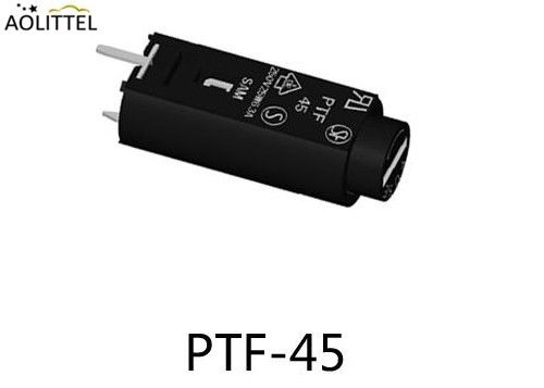Shocksafe Cilindrische Verticaal 5x20mm PCB-Zekeringshouder ptf-45 10 Ampèren 250 Volt met Schroefdeksel 10 mm Speld het Uit elkaar plaatsen