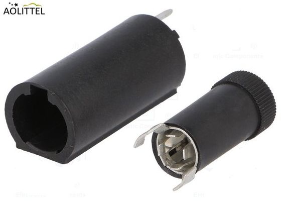 Shocksafe Cilindrische Verticaal 5x20mm PCB-Zekeringshouder ptf-45 10 Ampèren 250 Volt met Schroefdeksel 10 mm Speld het Uit elkaar plaatsen
