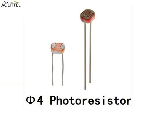 4mm Dia CdS Fotoconductieve Fotocelphotoresistor Lichtsensor 540nm voor Camerablootstelling