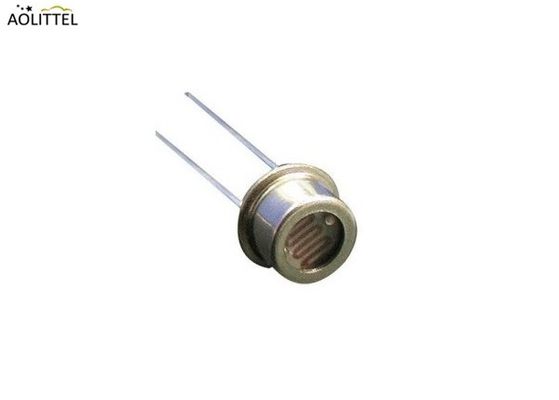 Dia 5mm LDR van de Metaalinkapseling Photoresistor Lichtsensor met Donkere Weerstand 0.2-20 MOhm