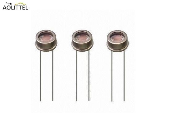 Dia 5mm LDR van de Metaalinkapseling Photoresistor Lichtsensor met Donkere Weerstand 0.2-20 MOhm