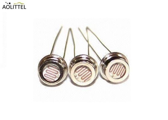 Dia 5mm LDR van de Metaalinkapseling Photoresistor Lichtsensor met Donkere Weerstand 0.2-20 MOhm
