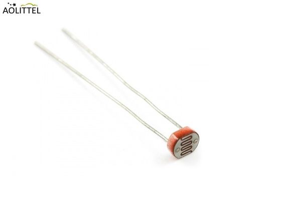 Vochtbestendigheid 7mm Ceramische Plastiek Ingekapselde CdS Fotoconductieve Cel voor Photoresistor Photosensor