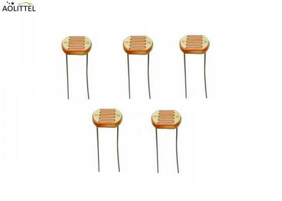 Vochtbestendigheid 7mm Ceramische Plastiek Ingekapselde CdS Fotoconductieve Cel voor Photoresistor Photosensor