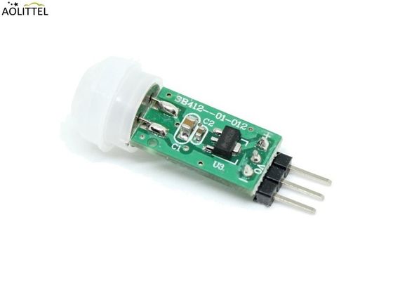 3m5m de Miniatuur Passieve Infrarode Bewegingssensor SB412 van de Controlemechanismepir Dectector Module met Fresnel de Weerstand van lenspcb