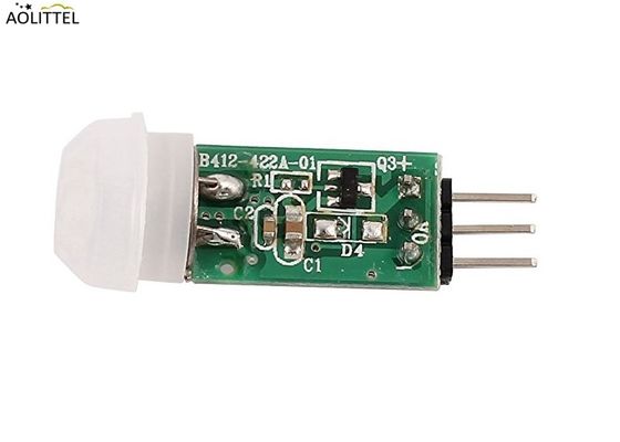 3m5m de Miniatuur Passieve Infrarode Bewegingssensor SB412 van de Controlemechanismepir Dectector Module met Fresnel de Weerstand van lenspcb