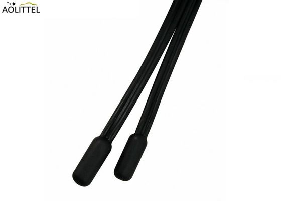 Injectie 6x15mm NTC-Micro- Temperatuursensor 10KΩ±1% B2550=3950±1% van IP68 TPE met Bawg26# Vlakke Kabel 2 Meter