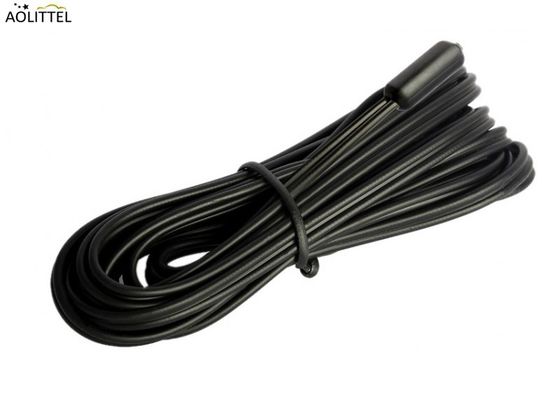 Injectie 6x15mm NTC-Micro- Temperatuursensor 10KΩ±1% B2550=3950±1% van IP68 TPE met Bawg26# Vlakke Kabel 2 Meter