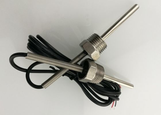 Meting 1/2“ NPT Draad 50mm Schroeftype Micro- Temperatuursensor 10K van watertemperaturen met 1m Beschermde Kabel UL2464 22AWG