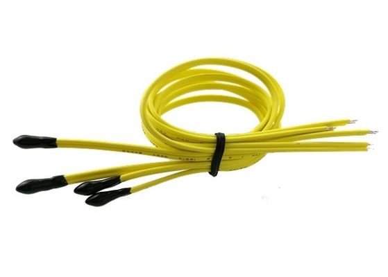 Aec-Q200 thermaal Geleidende Epoxy Verzegelde Parelntc Thermistor 30KOhm 3950 met de Kabel van UL4411 24AWG 2C 125C 300V