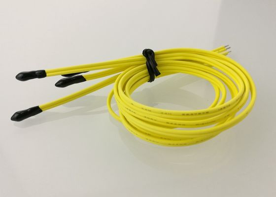 Aec-Q200 thermaal Geleidende Epoxy Verzegelde Parelntc Thermistor 30KOhm 3950 met de Kabel van UL4411 24AWG 2C 125C 300V
