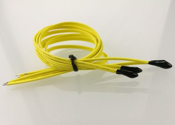 Aec-Q200 thermaal Geleidende Epoxy Verzegelde Parelntc Thermistor 30KOhm 3950 met de Kabel van UL4411 24AWG 2C 125C 300V