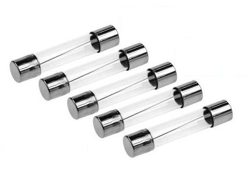 De Zekeringsmetalen kap 6.35x32mm Keer van de de Slagglazen buis van de VertragingsPauze de Langzame Zekering 10Amp 250VAC 6x30mm van de sigaren Lichtere Patroon