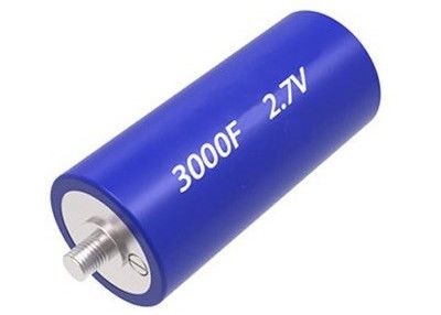 Van de de Laagcondensator 2.7V 3000F van EDLC de Elektrische Dubbele Super Condensatoren met Ingepaste Eind Lage ESR Ultracapacitors