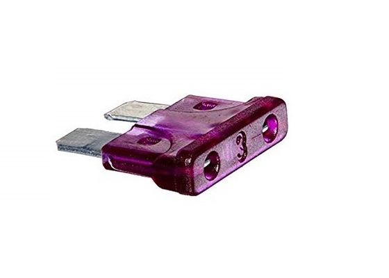 Plastic PA66-Inkapselings Snelle Slag 19x5.2x19.2mm Auto Maximum Middelgroot van ATO 32V 58V 60V 80V 3Amp Violte van de Bladzekering