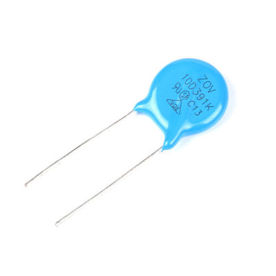 Douane Nummer 85334090 CNR-het Metaaloxidevaristor van TVs Blok 10D391K met Hoogte 7.5mm 10mm 250VAC 320VDC voor Voeding