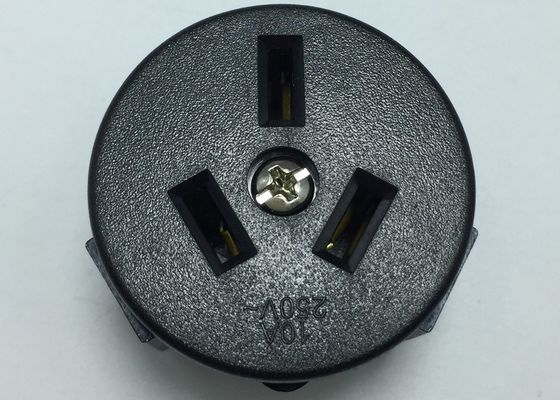 Witte of Zwarte PC-Elektrocontactdozen 3 Vrouwelijke Ronde Enige de Machtsafzet 10A 250V van Muurargentinië van Polen zetten 2500W aan de grond