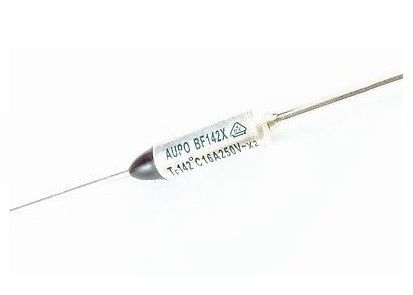 De Zekeringstf 142℃ 250V 16A BF142X van de Aupo de Thermische Scheiding As Leaded Zekering van de de Temperatuurthermostaat van het Metaalgeval met CCC van VDE ROHS