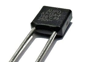 CCC AUPO van UL VDE Radiale van het Elementen Thermische Verbindingen a7-15a-F van de Legerings Thermische Zekering de Scheidingstf 138C 15A 250V Thermische Beschermer