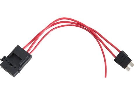 De rode Draad Zwart Plastic Vierkant Shell GLB telegrafeerde de Gealigneerde Autodoos MT205 van de Zekeringshouder voor de Minizekering van het Autoblad
