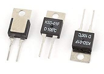 Aan-220 van de de Temperatuurcontrole van het Pakket ksd-01F 85C NC de Normale Gesloten Autoterugstellen Bimetaal van de de Schakelaarthermostaat Thermische Scheiding Fus