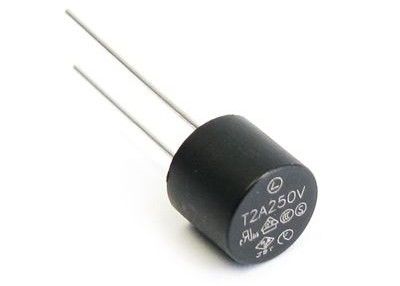 8.5x7.2mm SR-5-2a-AP Subminiature Met maat Ronde Plastic Pauze Micro- Zekering SRT1200A T2A250V met Lood die 5.08mm uit elkaar plaatsen