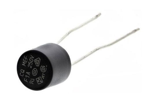Snel Waarnemende Cilindrische Plastic Subminiature de Zekeringsmef 001 F1A 250V 8.35x7.7mm VDE van GLB met Band Bulkpakket