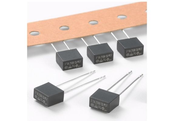 Micro- van de het Pak Radiale Leaded Zwarte Thermoplastische Snelle Slag van UL VDE CSA Munitie Zekering MSF 005 F5A 250V 8.35x7.7mm