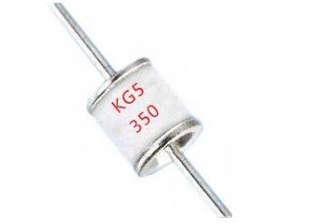 De Omschakelingsvonk Gap 350V 15% 6x5.5mm van KG5 2R350L de As Leaded GDT Buis van de Gaslossing