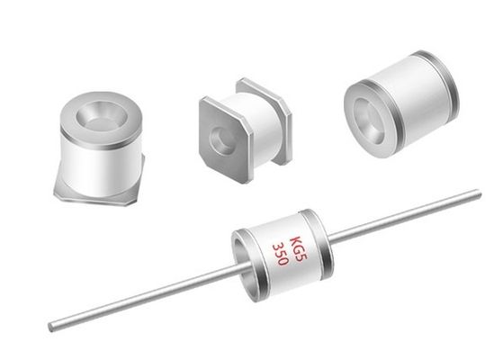 De Omschakelingsvonk Gap 350V 15% 6x5.5mm van KG5 2R350L de As Leaded GDT Buis van de Gaslossing