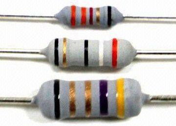 van de het Metaalfilm van 0.25W 0.5W 0.6W 1W 2W 3W de snel Vuurvaste Smeltbare Weerstand 0.1OHM-1KOHM