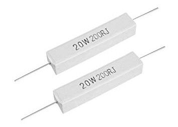 MPR SQS van SQP SQM SQZ SQH bevestigde het Hoge Alumina Ceramische Cement Wirewound Weerstand 20W 500RJ 63x13x13mm
