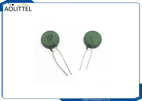 15mm Thermistor PTC 15P 15mm Hoogte 5mm 100R 120 Graad Thermische Weerstand 200mA Groen voor Telecommunicatieac Kring