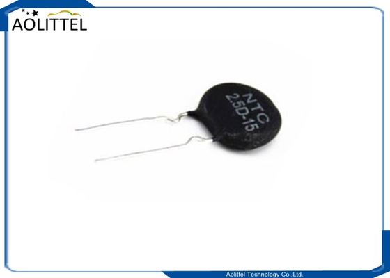 De schijfntc Thermistor 2.5D-15 2,5 Ohm 15mm 7A verbiedt Hoogte 7.5mm van de Temperatuurcoëfficiënt