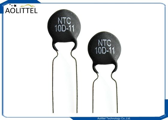 De Schijfntc Thermistor 11mm 3A 10 Ohm +/-20% 10D11 P7.5mm van toevloed Huidige Ontstoringsapparaten 10D-11