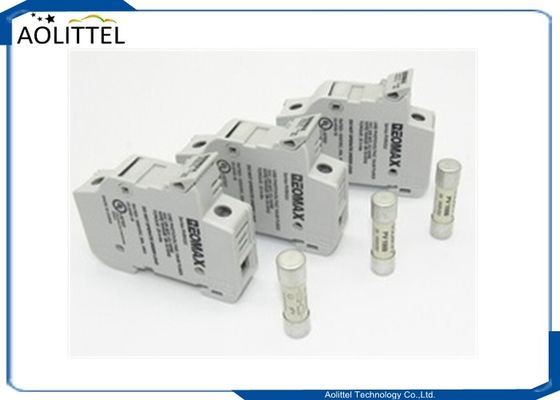 Spoor van machts zet het Veilige 1 Pool 30A Zekeringshouder PVRH1U voor Ceramische Buis Zonnepv Patroonzekering 1000VDC op