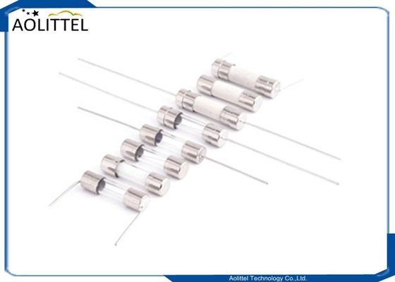 de het Acterenpatroon van 3AB 3AG 6.35x32mm smelt snel de Glazen buiszekering 6.250MFC1500A van 5A AC 250V 125V