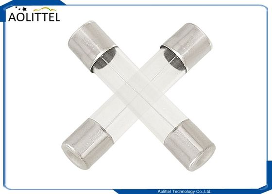 de het Acterenpatroon van 3AB 3AG 6.35x32mm smelt snel de Glazen buiszekering 6.250MFC1500A van 5A AC 250V 125V