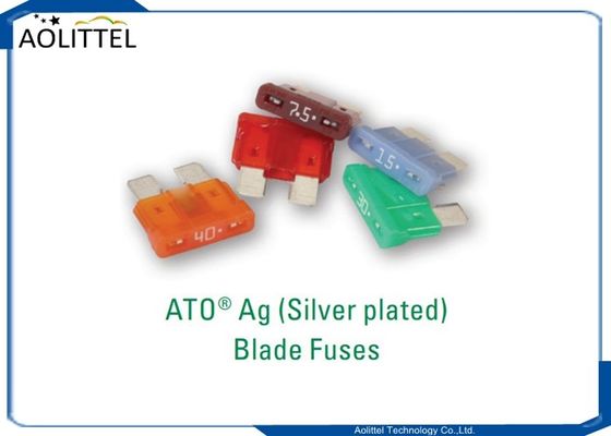 PA66 Auto Blade Fuse, Automotive Industry ATOF 32V Serie ATOF Medium Blade Fuse Geklasseerd 32V 1-40A Vervangend 257 ATO